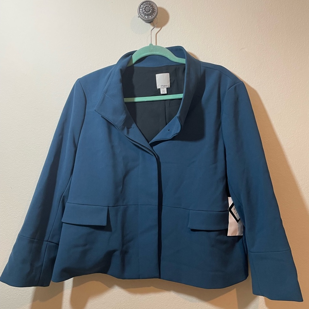 Halogen XL Blue Wing Blazer NWT